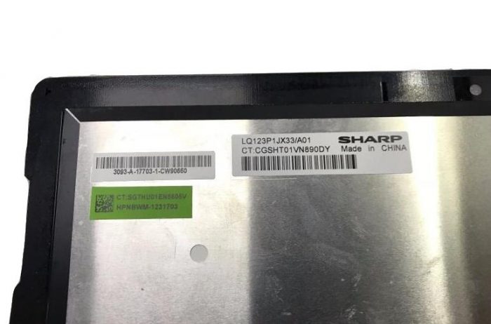 LQ123P1JX33/A01 For HP ZBook x2 G4 Detachable Workstation 4k LCD TouchScreen Display Assembly - Image 3