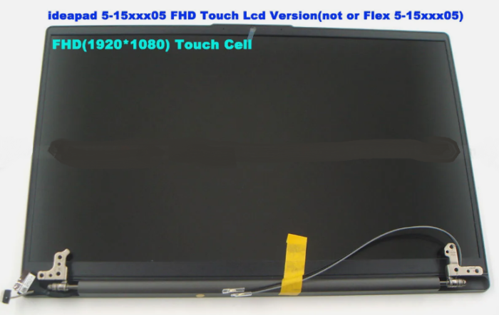 5D10W69930 15.6"  FHD LCD TouchScreen Compleate Assembly For Lenovo ideapad 5-15IIL05 15ARE05