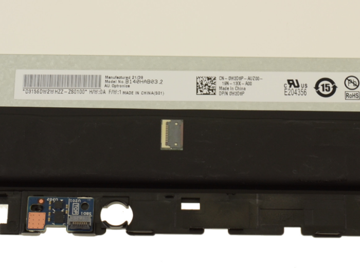 W2D6P 0W2D6P ZB8215 14" FHD LCD Touchscreen Display Assembly For Dell Inspiron 14 5410 2-in-1 / 7415 2-in-1 - Image 2