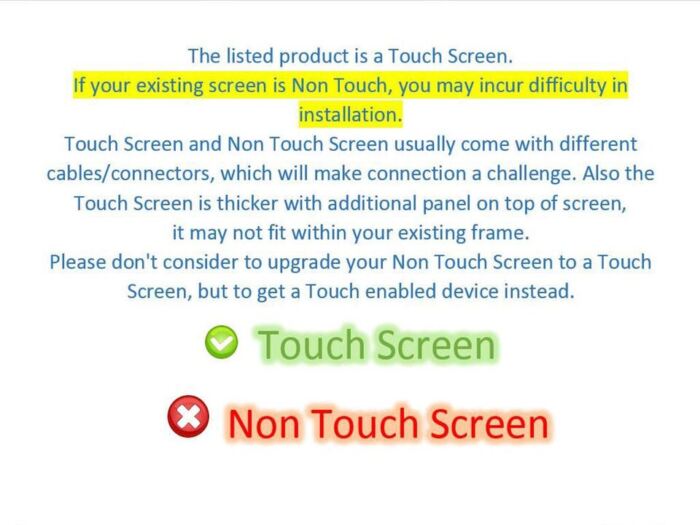 LTN156AT40-D01 | 15.6" LED LCD Touch Screen Display WXGA HD 1366x768 40 Pin - Image 5