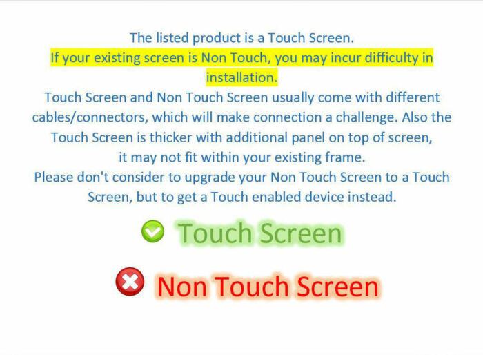 New B156XTK01.0 Screen with Embedded Touch screen LCD Replacement for laptop - Image 7