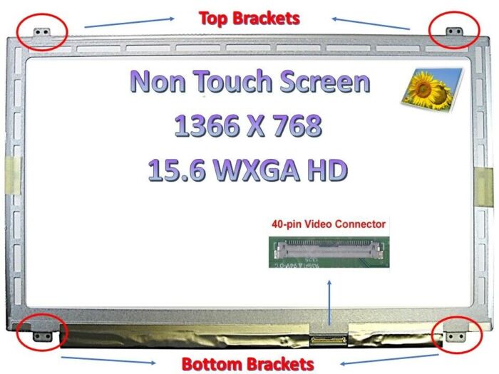 X555D X555L X555U X555Y LCD Screen Glossy HD 1366x768 Display 15.6 in - Image 7