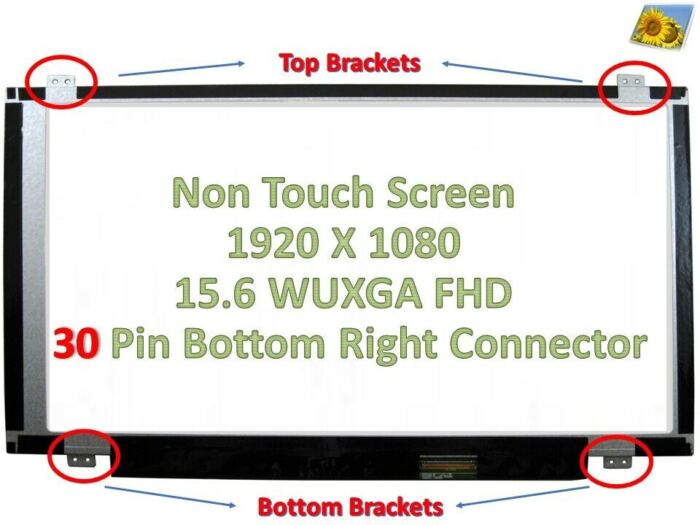 New 15.6" Slim 30 Pin eDP B156HTN03.4 Laptop LED LCD Replacement Screen - Image 8