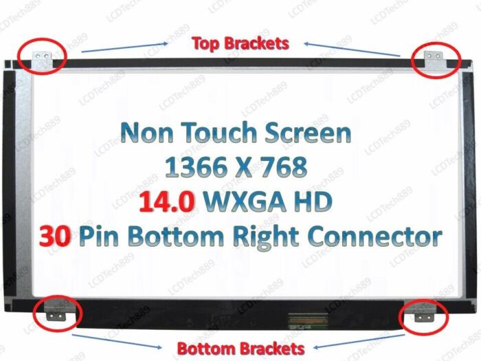 B140XTN02.4 New 14.0" WXGA HD SLIM LED LCD Screen 30 Pin eDP Connection LED - Image 4