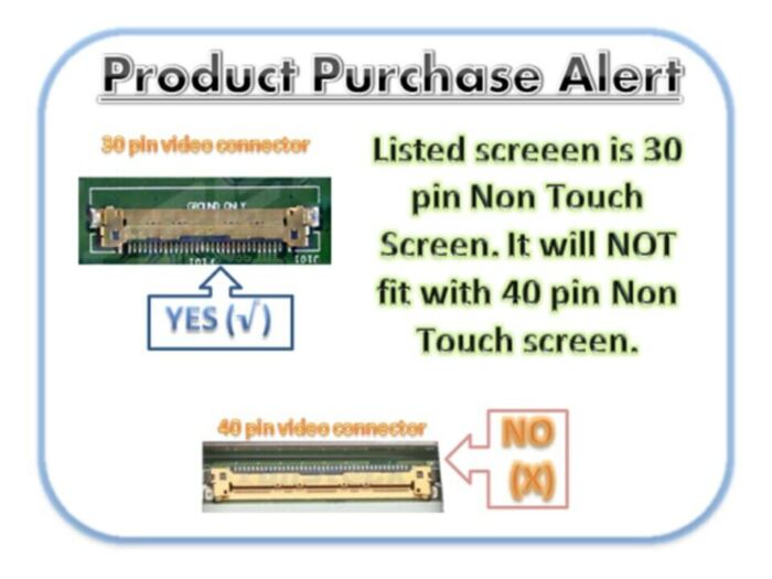 B140XTN02.4 New 14.0" WXGA HD SLIM LED LCD Screen 30 Pin eDP Connection LED - Image 11