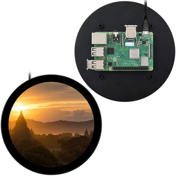 5inch Round IPS HDMI Touch Display for Raspberry Pi (1080x1080) - Image 3